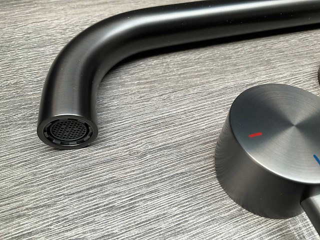 Brauer gunmetal edition inbouw wastafelkraan met inbouwdeel pvd 5-gm-004 - afbeelding 2 van  10