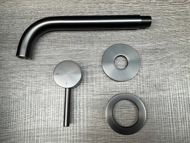 Brauer gunmetal edition inbouw wastafelkraan met inbouwdeel pvd 5-gm-004 - afbeelding 4 van  10