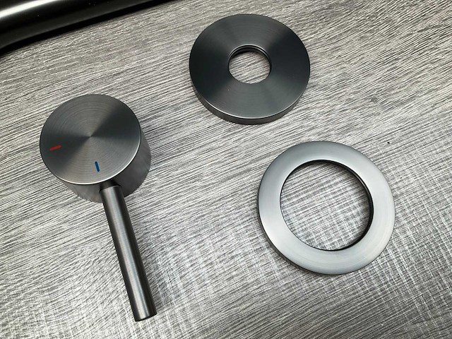 Brauer gunmetal edition inbouw wastafelkraan met inbouwdeel pvd 5-gm-004 - afbeelding 10 van  10