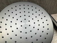Brauer gunmetal edition regendouche 20cm met plafondarm 20cm - afbeelding 4 van  6