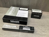 Brauer gunmetal edition staaf handdouche wandaansluitbocht en slang 150cm - afbeelding 7 van  7
