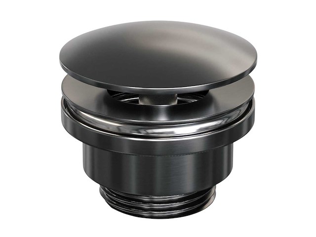 Brauer gunmetal edition wastafelplug always open pvd - afbeelding 1 van  4