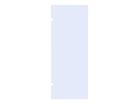 Brauer inloopwand 80x200cm helder glas - afbeelding 1 van  1