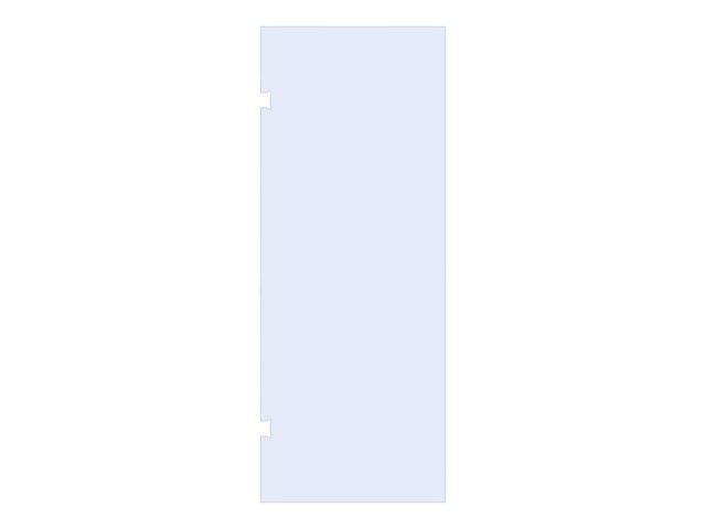 Brauer wand 100x200cm helder glas - afbeelding 1 van  2