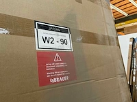 Brauer wand 90x200cm tweezijdige uitsparingen - afbeelding 2 van  2