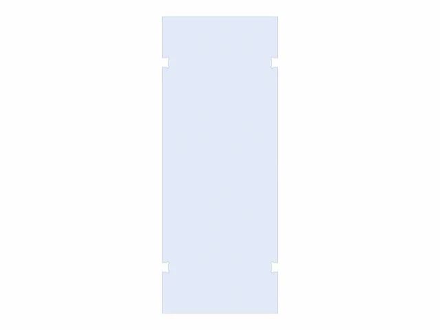 Brauer wand 90x200cm tweezijdige uitsparingen - afbeelding 1 van  2