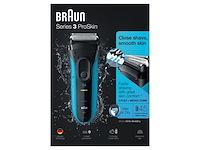 Braun 3010s proskin scheerapparaat zwart/blauw - afbeelding 3 van  3
