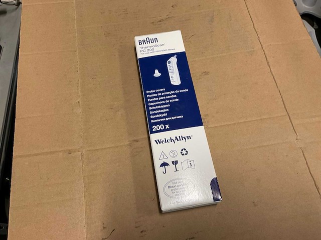 Braun pc200 oorthermometer beschermkapjes (1000x) - afbeelding 1 van  2
