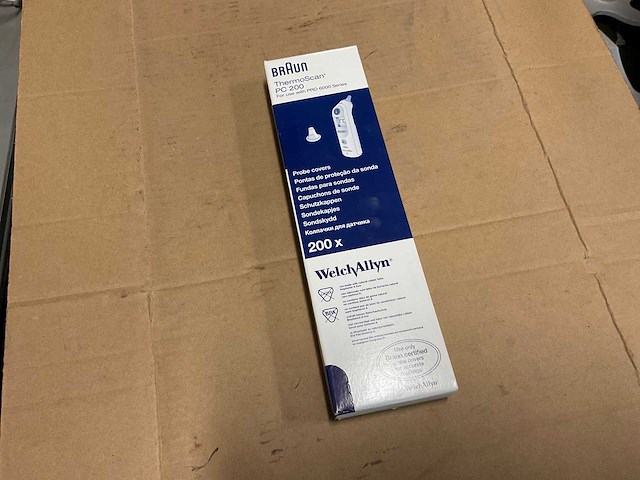 Braun pc200 oorthermometer beschermkapjes (1000x) - afbeelding 2 van  2