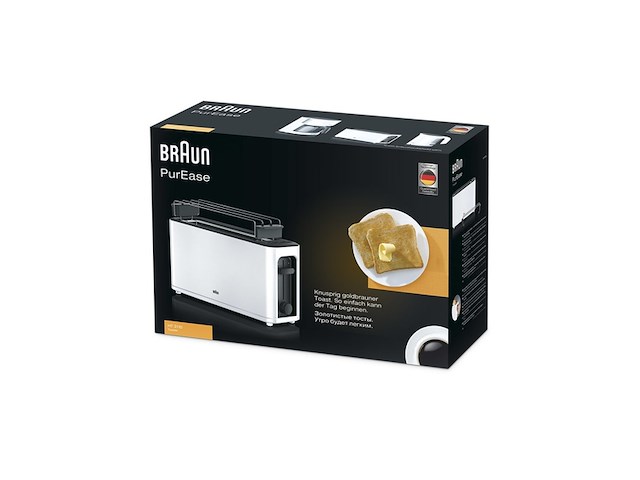 Braun purease ht 3110 wh broodrooster wit - afbeelding 4 van  4