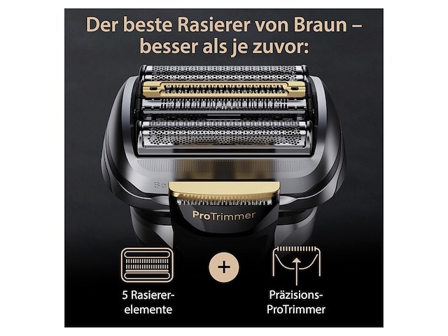 Braun series 9 pro+ 9565cc elektrisch scheerapparaat grafiet - afbeelding 2 van  4