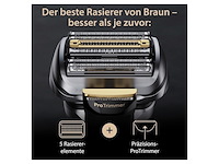 Braun series 9 pro+ 9565cc elektrisch scheerapparaat grafiet - afbeelding 2 van  4