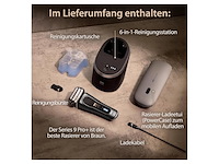 Braun series 9 pro+ 9565cc elektrisch scheerapparaat grafiet - afbeelding 3 van  4