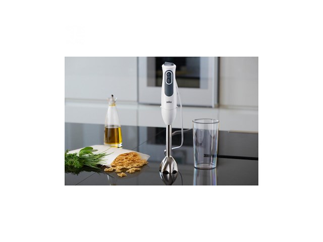 Braun staafmixer 3 vario mq3135 saus wit/grijs - afbeelding 2 van  4