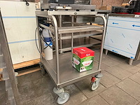 Bravilor bonamat - rlx31-001 - koffiemachine met heetwaterunit op rvs serveerwagen - afbeelding 6 van  9