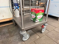Bravilor bonamat - rlx31-001 - koffiemachine met heetwaterunit op rvs serveerwagen - afbeelding 8 van  9
