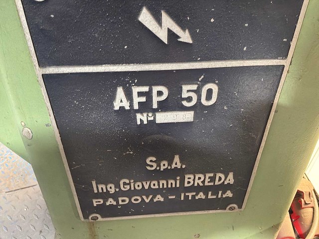 Breda afp50 borenslijpmachine - afbeelding 3 van  6