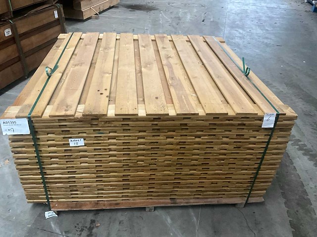 Breda grenen schutting 165x180 cm (17x) - afbeelding 2 van  5