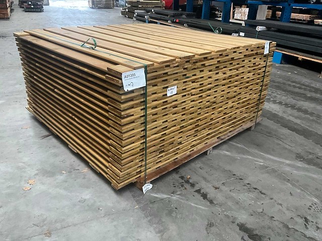 Breda grenen schutting 165x180 cm (17x) - afbeelding 4 van  5