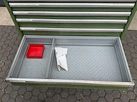 Brede lista ladenkast - gevuld met boren etc. - werkplaatsmeubilair - afbeelding 11 van  11