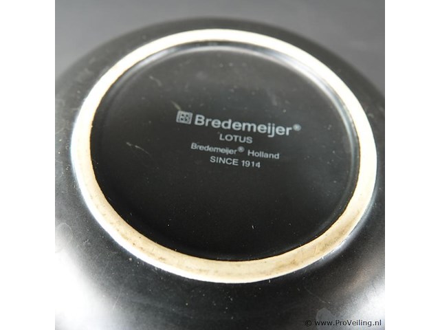 Bredemeijer zwarte steengoed lotus theepot - afbeelding 5 van  5