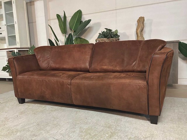 Bredford leren bankstel - afbeelding 1 van  7