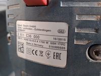 Breekhamer - 11kg - 230v - sds-max bosch, gsh 11 vc, bouwjaar 2015 - afbeelding 6 van  7