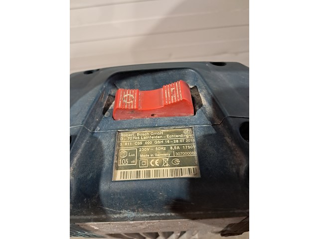 Breekhamer - 18kg - 230v - hex-28 bosch, gsh 16-28 e, bouwjaar 2013 - afbeelding 2 van  14