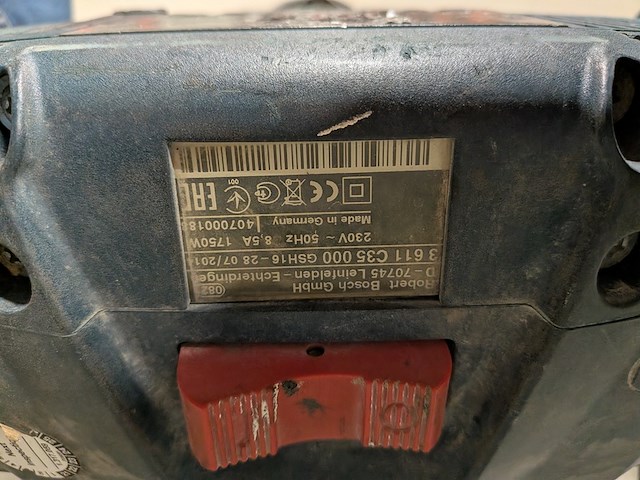 Breekhamer - 18kg - 230v - hex-28 bosch, gsh 16-28 e, bouwjaar 2014 - afbeelding 6 van  7