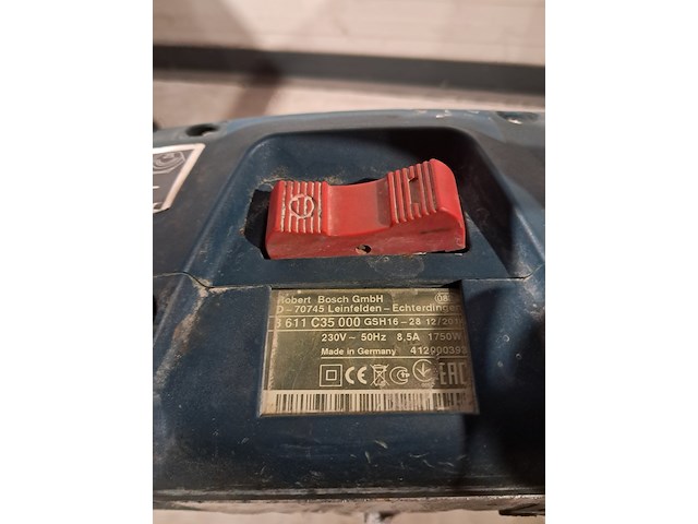 Breekhamer - 18kg - 230v - hex-28 bosch, gsh 16-28 e, bouwjaar 2015 - afbeelding 4 van  15