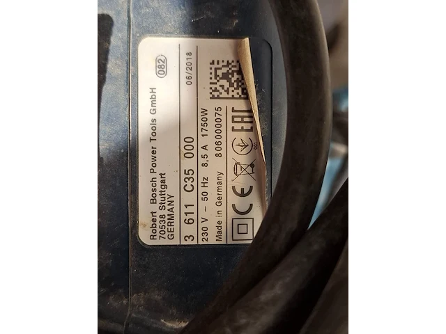 Breekhamer - 18kg - 230v - hex-28 bosch, gsh 16-28 e, bouwjaar 2018 - afbeelding 6 van  8