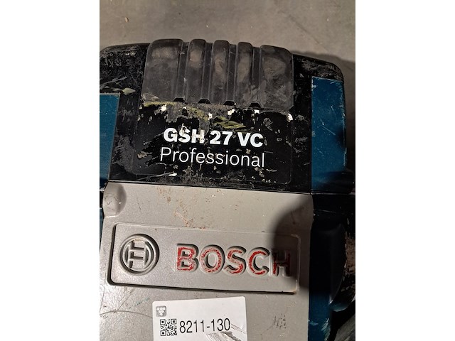Breekhamer - 30kg - 230v - hex-28 bosch, gsh 27 vc, bouwjaar 2016 - afbeelding 2 van  3