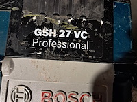 Breekhamer - 30kg - 230v - hex-28 bosch, gsh 27 vc, bouwjaar 2016 - afbeelding 2 van  3