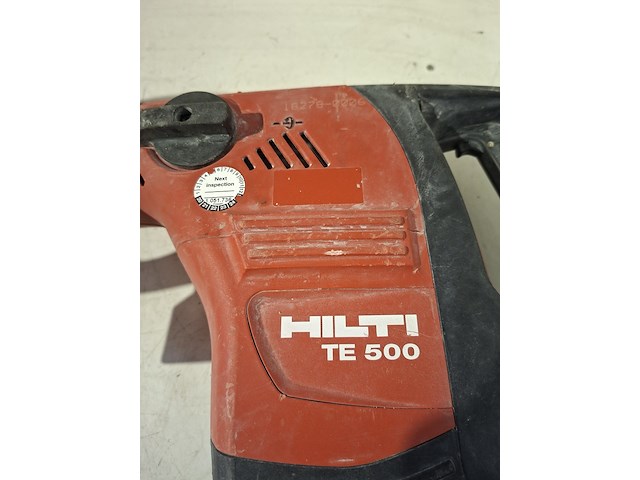 Breekhamer - 6kg - 230v - sds-max - hilti hilti, te 500, bouwjaar 2021 - afbeelding 3 van  5