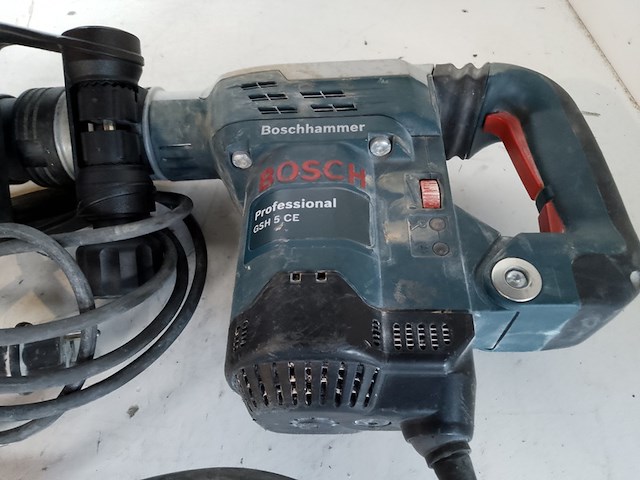 Breekhamer - 6kg - 230v - sds-max bosch, gsh 5 ce, bouwjaar 2016 - afbeelding 2 van  9
