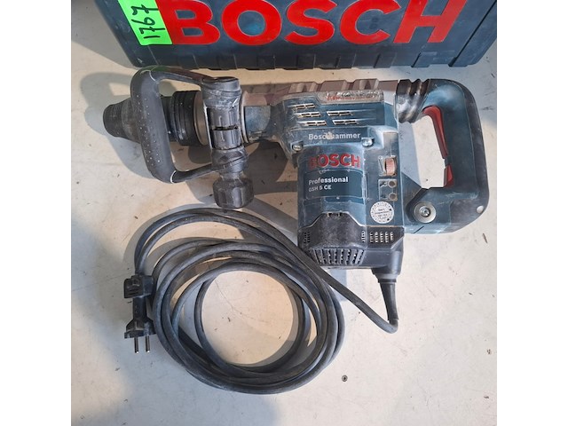Breekhamer - 6kg - 230v - sds-max bosch, gsh 5 ce, bouwjaar 2017 - afbeelding 2 van  5