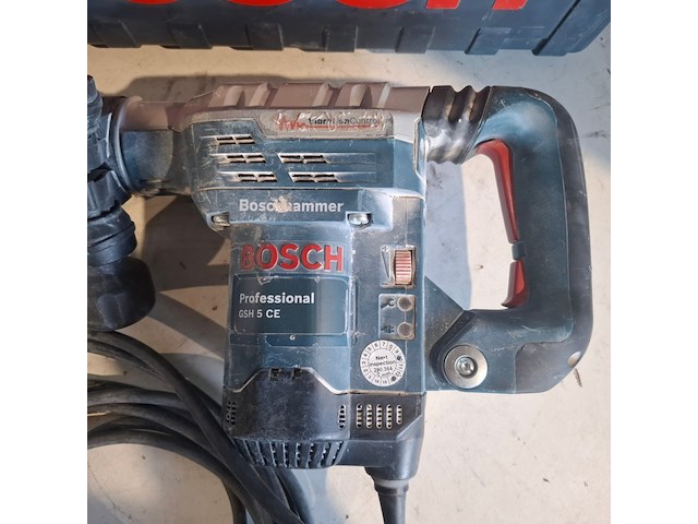Breekhamer - 6kg - 230v - sds-max bosch, gsh 5 ce, bouwjaar 2017 - afbeelding 3 van  5
