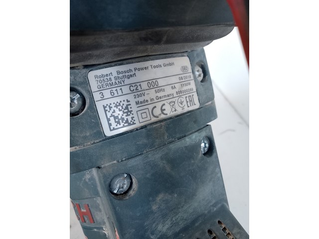 Breekhamer - 6kg - 230v - sds-max bosch, gsh 5 ce, bouwjaar 2018 - afbeelding 7 van  9