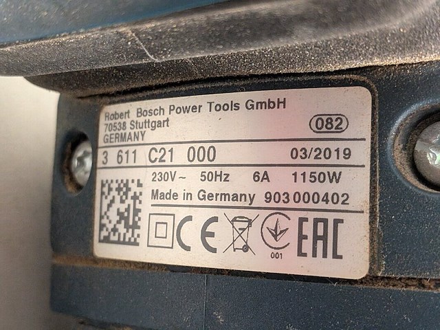 Breekhamer - 6kg - 230v - sds-max bosch, gsh 5 ce, bouwjaar 2019 - afbeelding 8 van  12