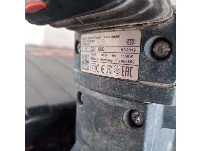 Breekhamer - 6kg - 230v - sds-max bosch, gsh 5 ce, bouwjaar 2019 - afbeelding 7 van  8