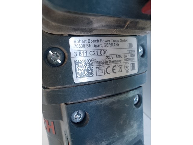 Breekhamer - 6kg - 230v - sds-max bosch, gsh 5 ce, bouwjaar 2019 - afbeelding 6 van  8