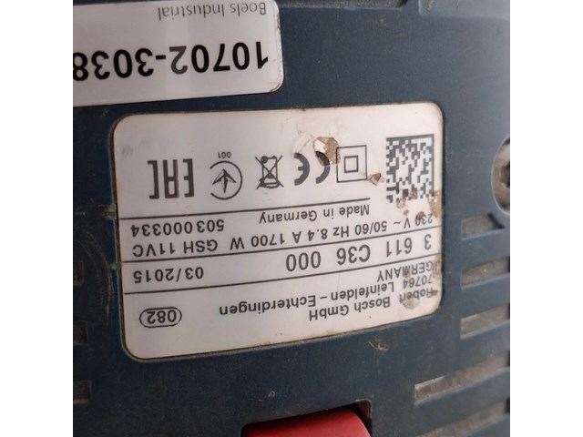 Breekhamer 11kg sds-max 230v ~ bosch, gsh 11 e, bouwjaar 2015 - afbeelding 10 van  10