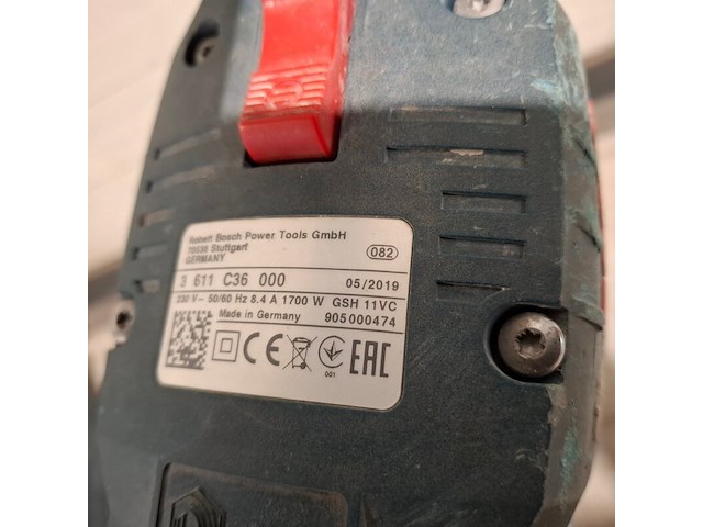 Breekhamer 11kg sds-max 230v ~, bosch, gsh 11 vc, 2019 - afbeelding 5 van  6