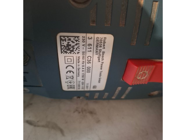Breekhamer 11kg sds-max 230v ~ bosch, gsh 11 vc, bouwjaar 2017 - afbeelding 3 van  5