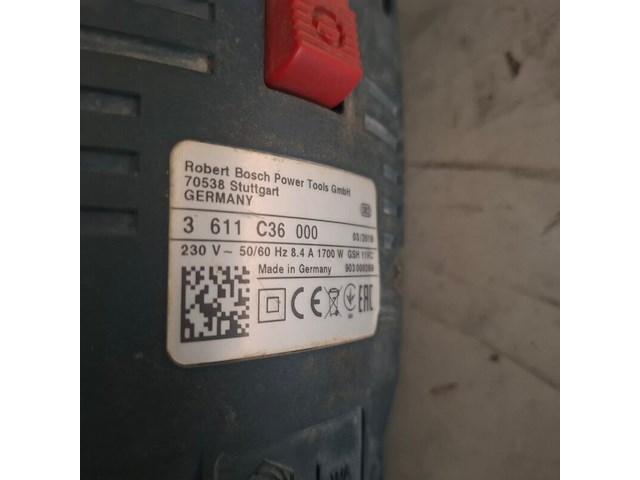 Breekhamer 11kg sds-max 230v ~ bosch, gsh 11 vc, bouwjaar 2019 - afbeelding 4 van  6