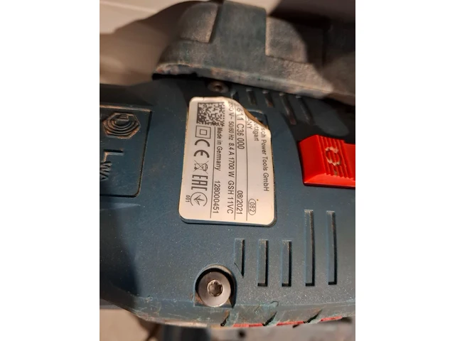 Breekhamer 11kg sds-max 230v ~ bosch, gsh 11 vc, bouwjaar 2021 - afbeelding 4 van  5