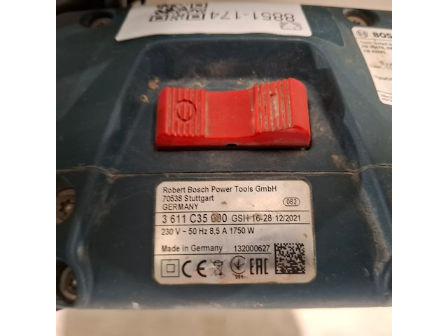 Breekhamer 18kg hex-28 230v ~, bosch, gsh 16-28 e, 2022 - afbeelding 4 van  6
