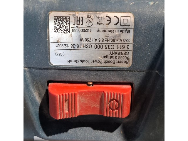 Breekhamer 18kg hex-28 230v ~ bosch, gsh 16-28 e, bouwjaar 2021 - afbeelding 5 van  5