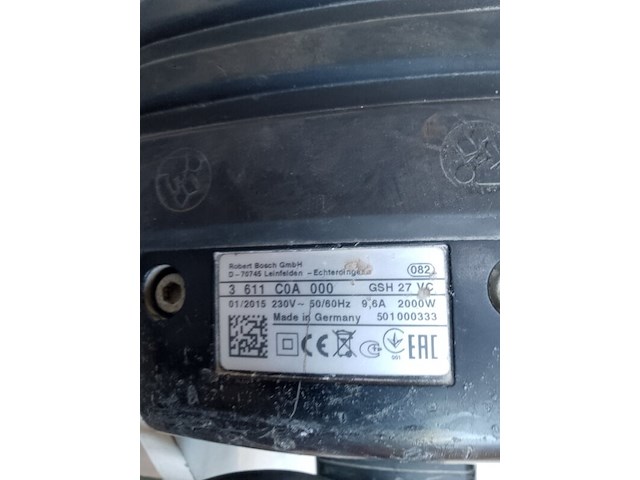 Breekhamer 30kg hex-28 230v ~, bosch, gsh 27 vc, 2017 - afbeelding 7 van  8