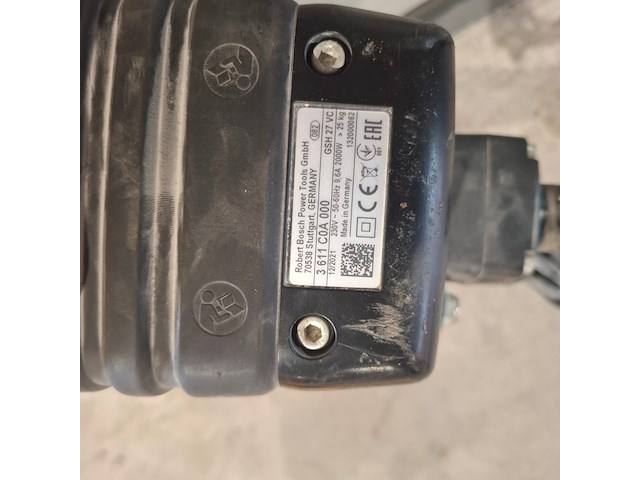 Breekhamer 30kg hex-28 230v ~ bosch, gsh 27 vc, bouwjaar 2021 - afbeelding 2 van  3